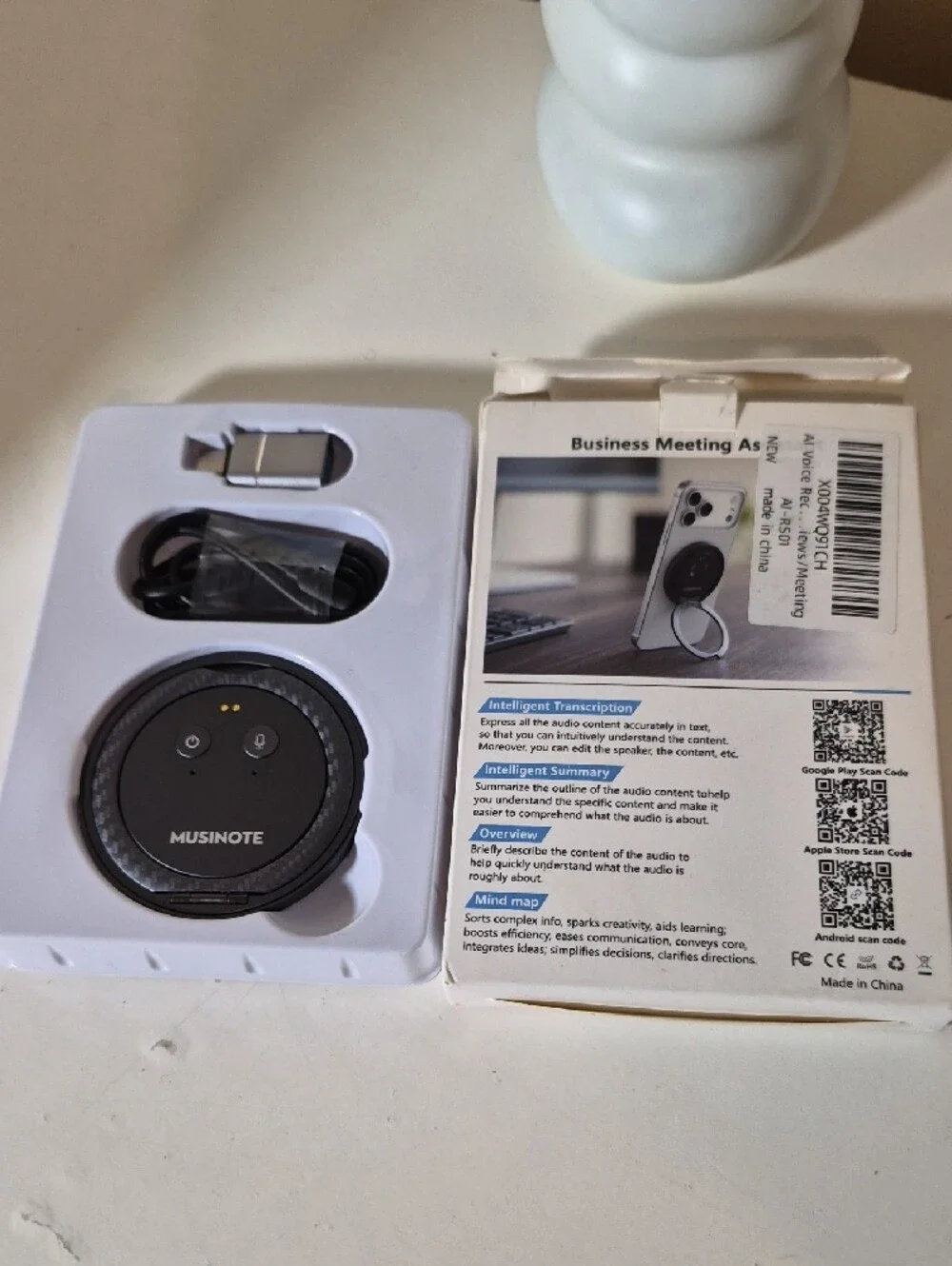 MUSINOTE Portable Bluetooth Speaker - Black